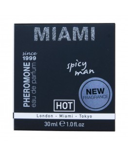 HOT - PROFUMO AI FEROMONI MIAMI SPICY MAN 30 ML