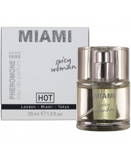 HOT - PROFUMO AI FEROMONI MIAMI SPICY WOMAN 30 ML
