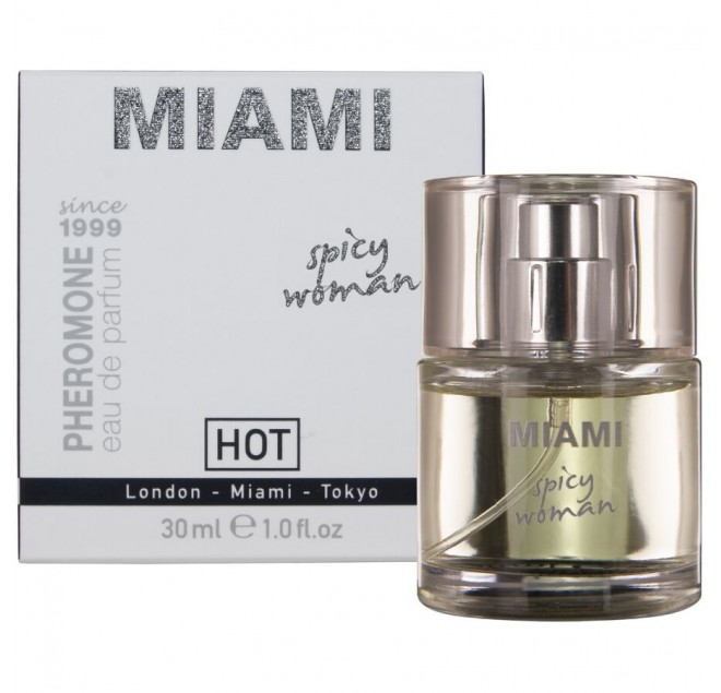 HOT - PROFUMO AI FEROMONI MIAMI SPICY WOMAN 30 ML