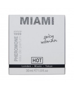 HOT - PROFUMO AI FEROMONI MIAMI SPICY WOMAN 30 ML