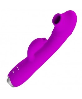 PRETTY LOVE - REGINA VIBRATORE-GEL ASPIRANTE RICARICABILE VIOLA