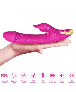 ARMONY - VENTOSA PER CLITORIDE E PUNTO G FUCSIA