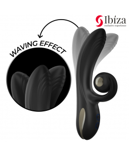 IBIZA - VIBRATORE TWISTER CON STIMOLATORE CURVA E VIBRO-ROTAZIONE