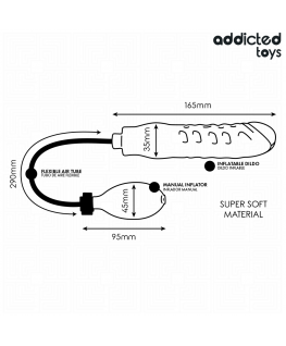 ADDICTED TOYS - DILDO INFLABLE MODELO 1