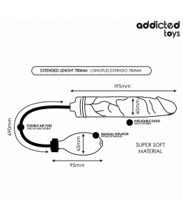 ADDICTED TOYS - DILDO INFLABLE MODELO 2