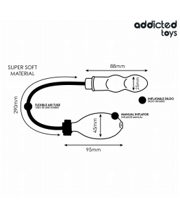 ADDICTED TOYS - PLUG ANAL INFLABLE MODELO 2