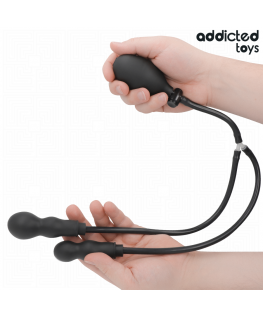 ADDICTED TOYS - PLUG ANAL DOBLE INFLABLE MODELO 3