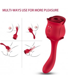 ARMONY - ROSELOVER CLITORIDE ASPIRATORE E STIMOLATORE ROSSO