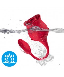 ARMONY - VIBRATORE E SUCCHIATORE CLITORIDE ROSA 10 MODALITÀ ROSSO
