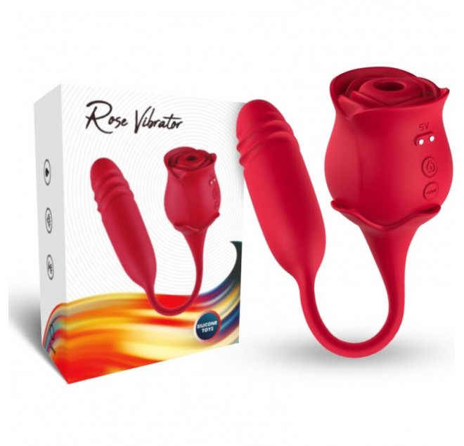ARMONY - ROSEKNIGTH CLITORIDE SUCKER & VIBRATOR ROSSO