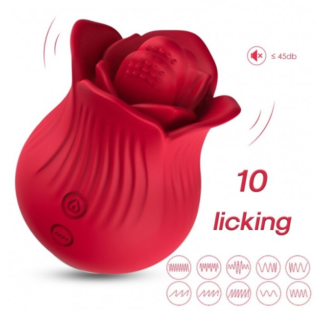 ARMONY - VIBRATORE E STIMOLATORE ROSA ROSSO