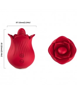 ARMONY - VIBRATORE E STIMOLATORE ROSA ROSSO