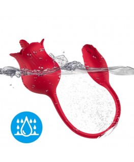 ARMONY - VIBRATORE ROSA CON COLA ROSSO