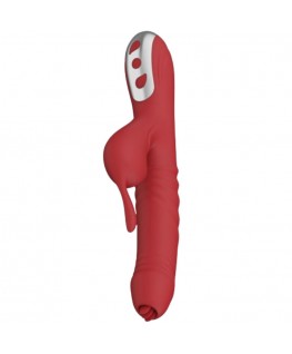 ARMONY - VIBRATORE E SUCCHIATORE CON LINGUA STIMOLANTE BORDEAUX